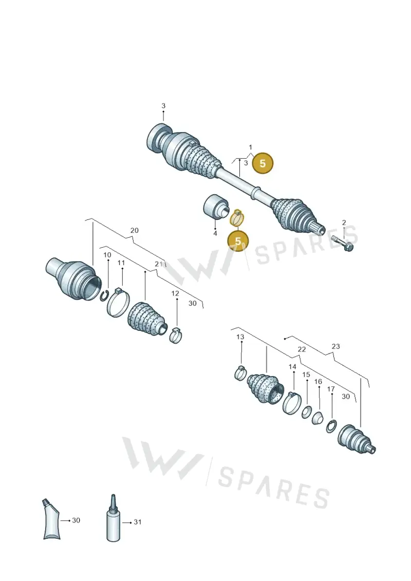 N10740401 — Volkswagen TIGUAN                 08> (2007-) diagram 634407280, position 5