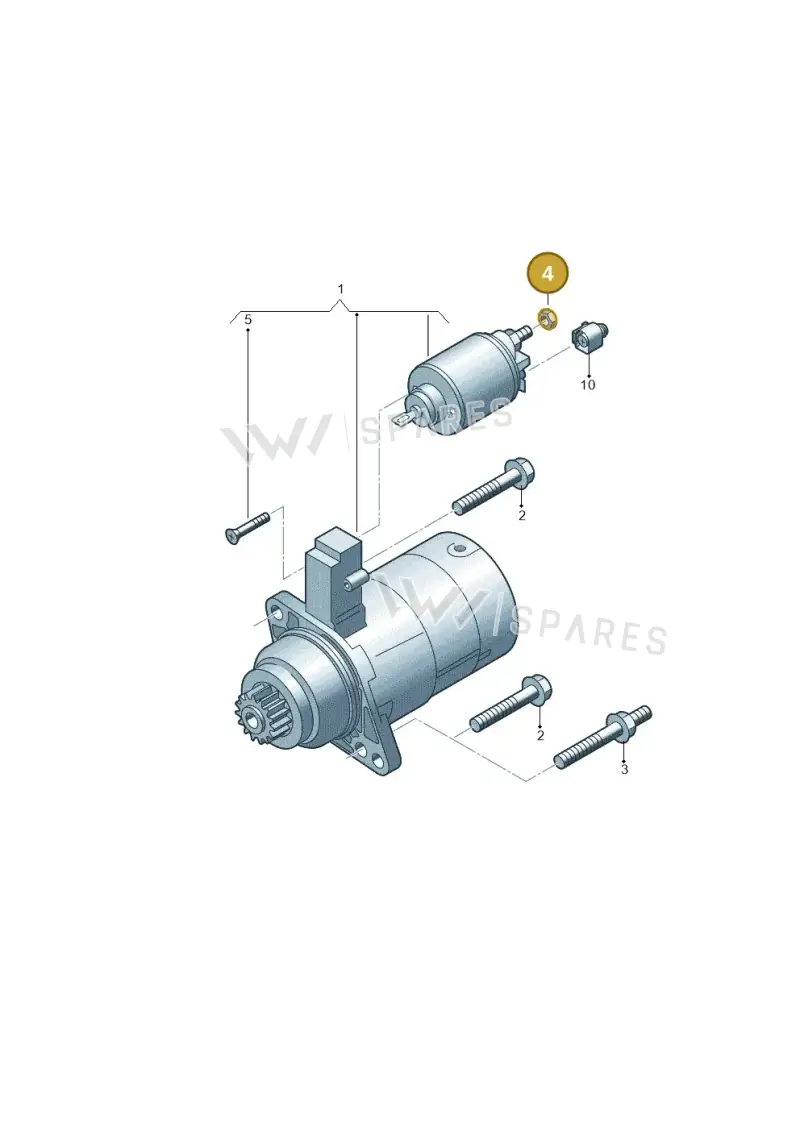 N10744601 — Volkswagen Beetle (2016-2019) diagram 746911000, position 4