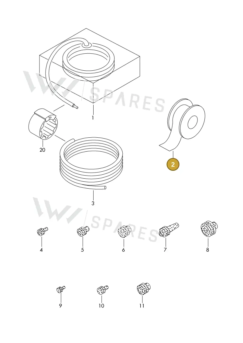N10744701 — Volkswagen 1J0 platform diagram 198979200, position 2