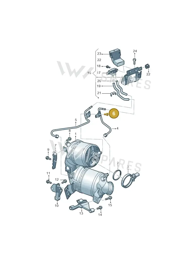 N10747402 — Volkswagen Passat estate (2023-) diagram 2f0253110, position 6