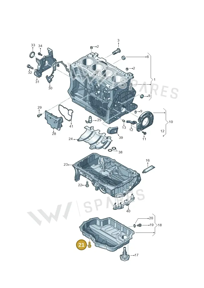 N10748001 — Volkswagen Passat estate (2023-) diagram 813103006, position 21