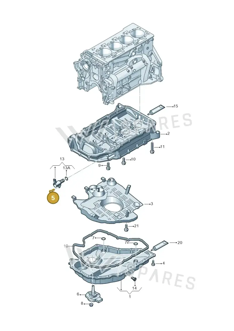 N10751201 — Volkswagen Tiguan 2.0 (2023-) diagram 745103190, position 5