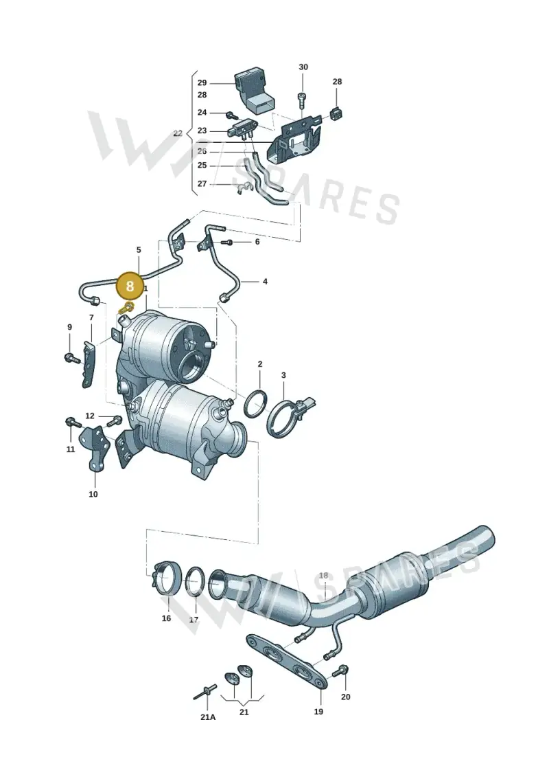N10753102 — Volkswagen Passat Pro (2024-) diagram 57d253020, position 8