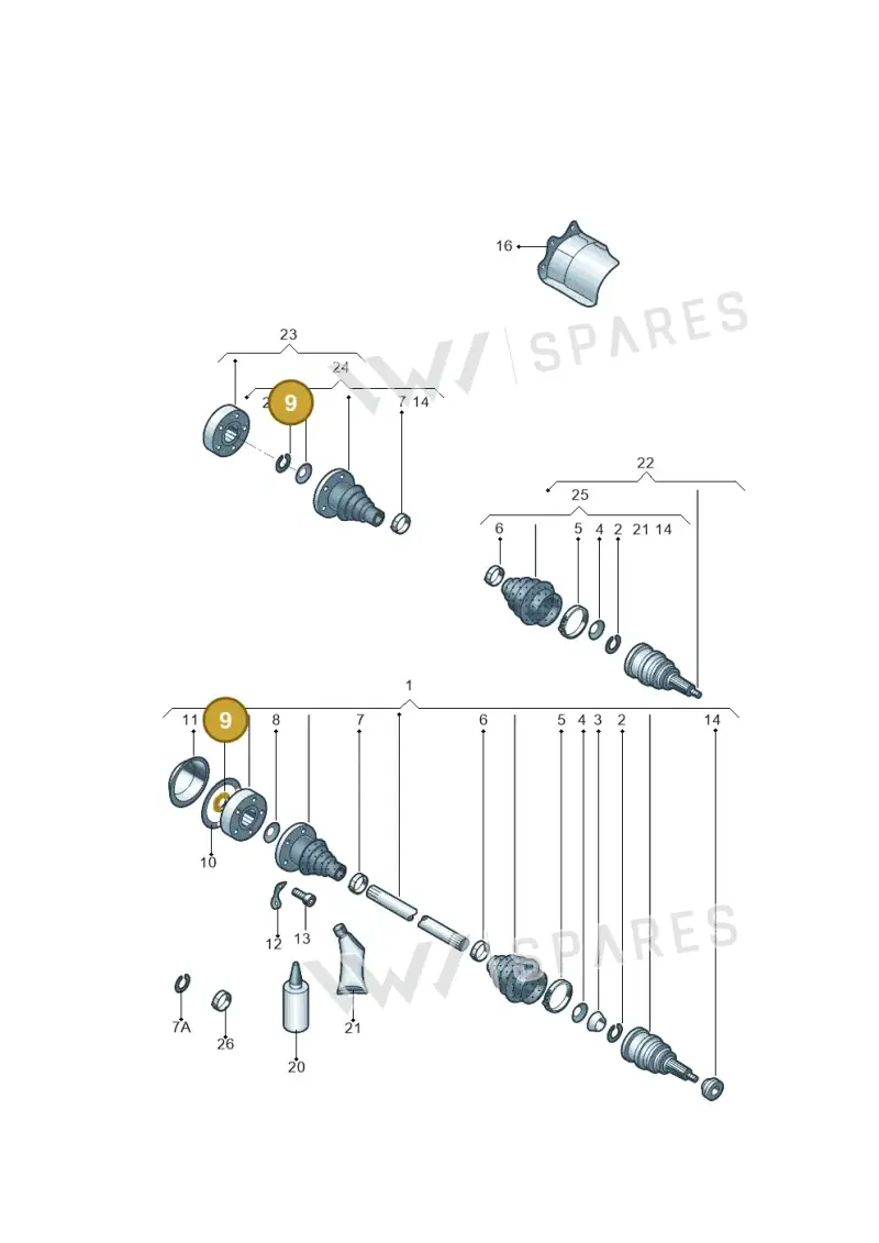 N10753201 — Volkswagen Lavida (2012-2021) diagram 744407310, position 9