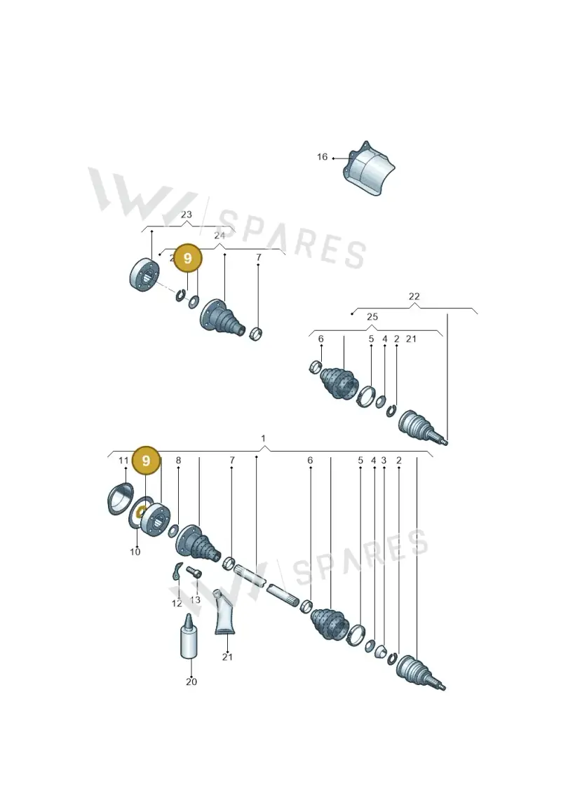 N10753201 — Volkswagen Lavida (2013-2015) diagram 762407300, position 9