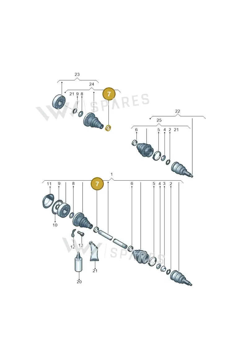 N10753301 — Volkswagen Lavida (2012-2021) diagram 744407300, position 7
