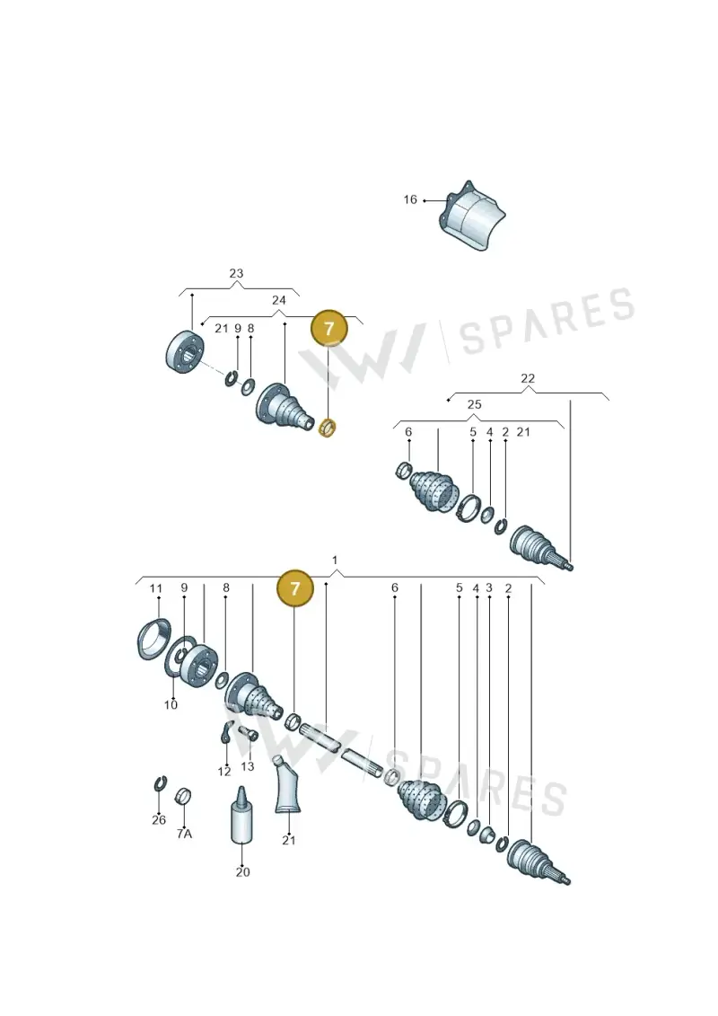 N10753301 — Volkswagen New Lavida (2015-2022) diagram 876407300, position 7