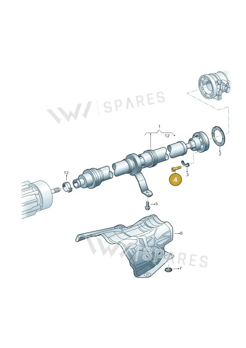 N10759901 — Volkswagen Touareg (2017-2023) diagram 439521000, position 4