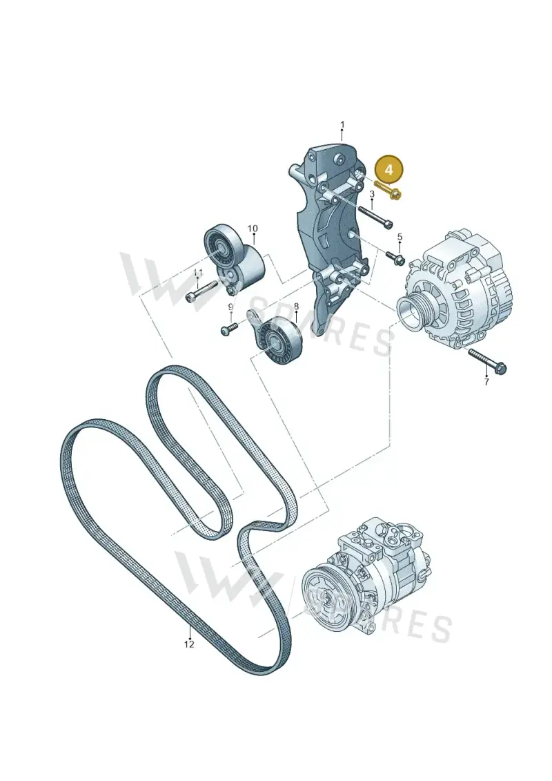 N10761801 — SEAT CUPRA Formentor (2020-) diagram 898903200, position 4