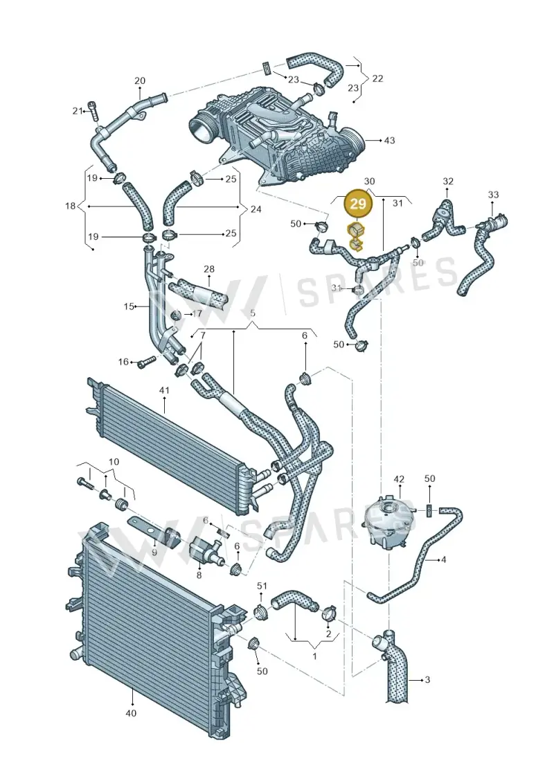 N10767001 — Volkswagen Caravelle (2015-2019) diagram 861121710, position 29