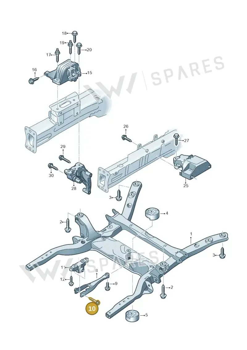 N10770801 — Volkswagen MAN TGE 55 (2016-2021) diagram 806199100, position 10