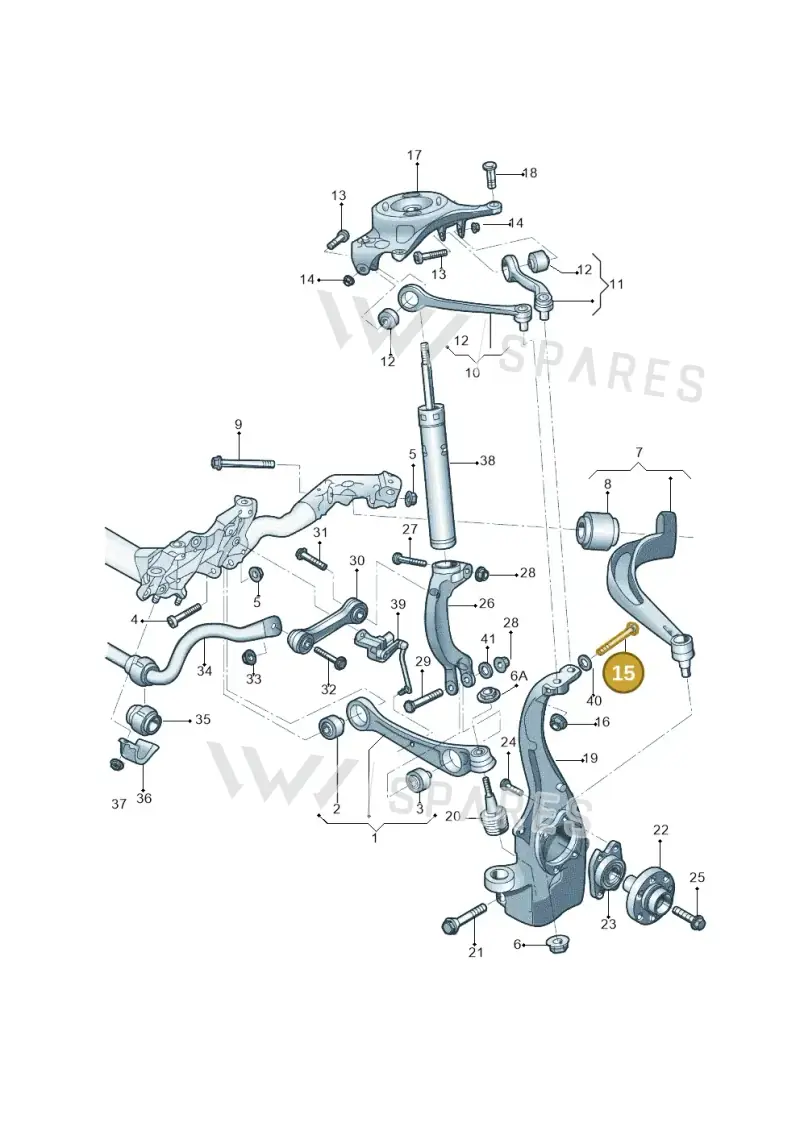 N10770901 — Audi Q5 qu. 2.0 (2009-2018) diagram 687407000, position 15