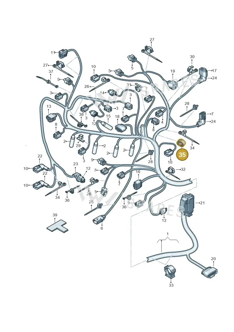 N10778401 — Volkswagen MAN TGE 55 (2016-2021) diagram 806971010, position 35
