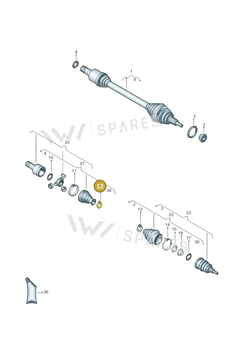 N10784501 — Skoda Fabia (2014-2022) diagram 657407620, position 12