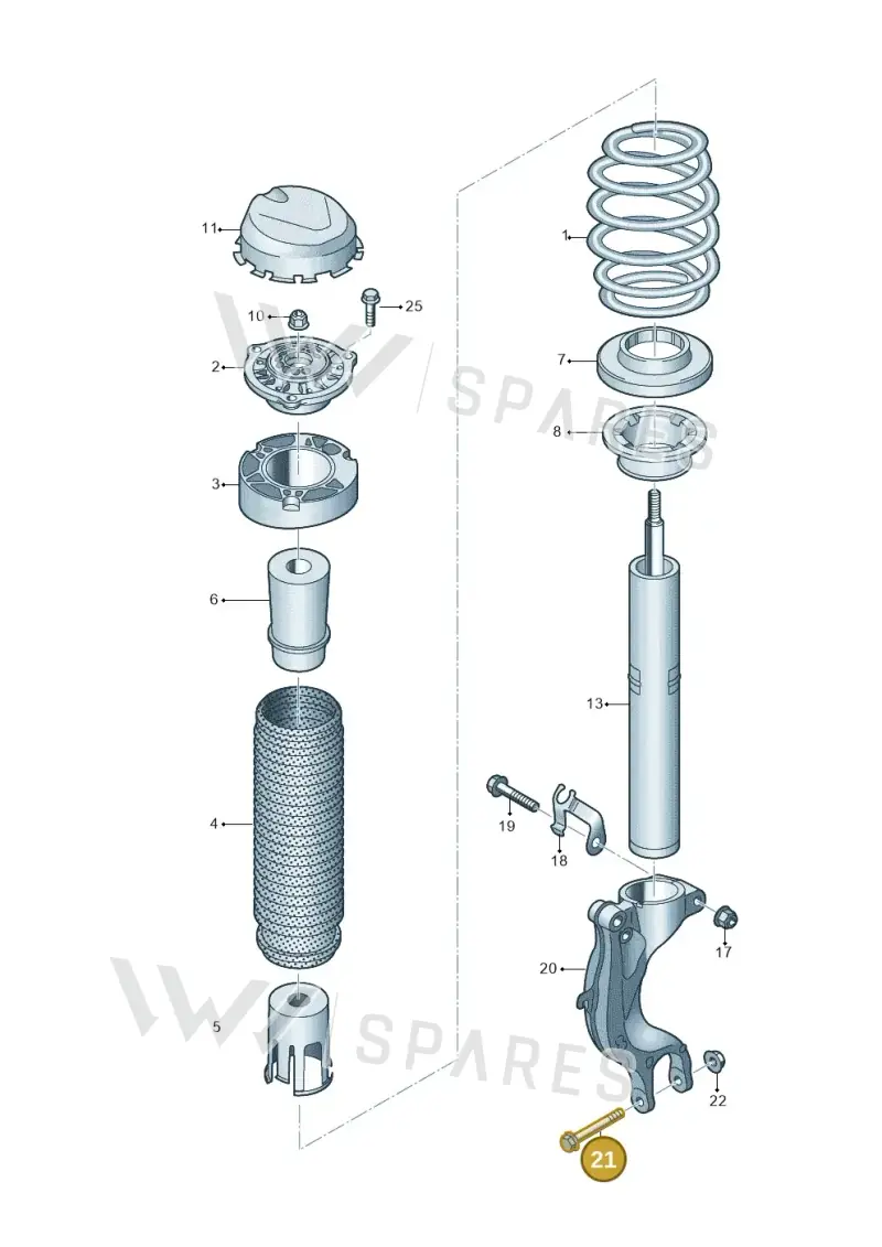 N10784702 — Volkswagen Touareg (2017-2023) diagram 439411000, position 21