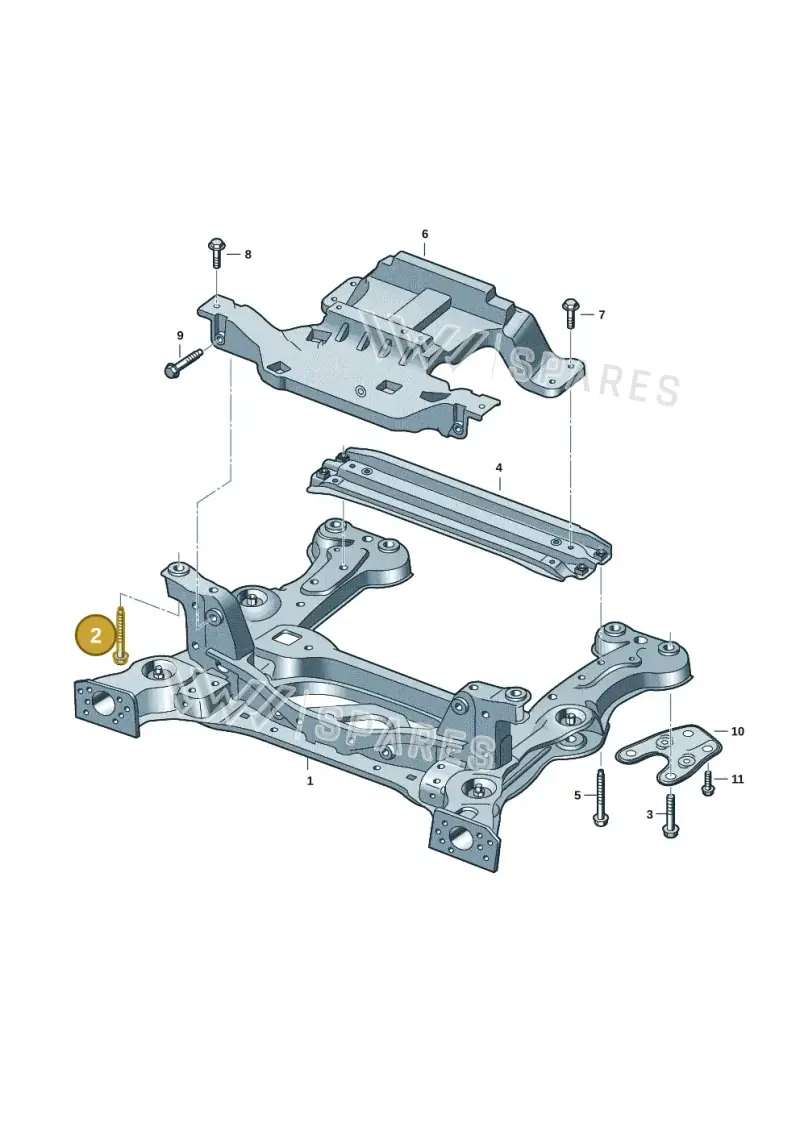 N10785401 — Volkswagen ID.7 Limousine Pro (2023-) diagram 11a401000, position 2