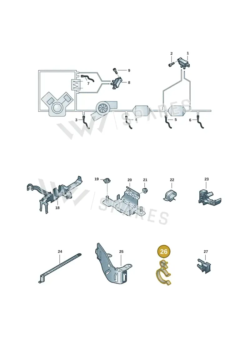 N10788501 — Audi A5 Sportback (2016-2025) diagram 897906009, position 26