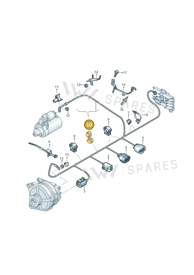 N10788801 — Volkswagen MAN TGE 55 (2016-2021) diagram 806971001, position 10