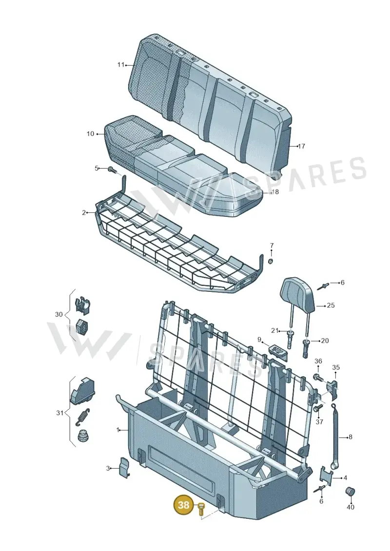 N10794401 — Volkswagen MAN TGE 35 (2016-2021) diagram 807885200, position 38
