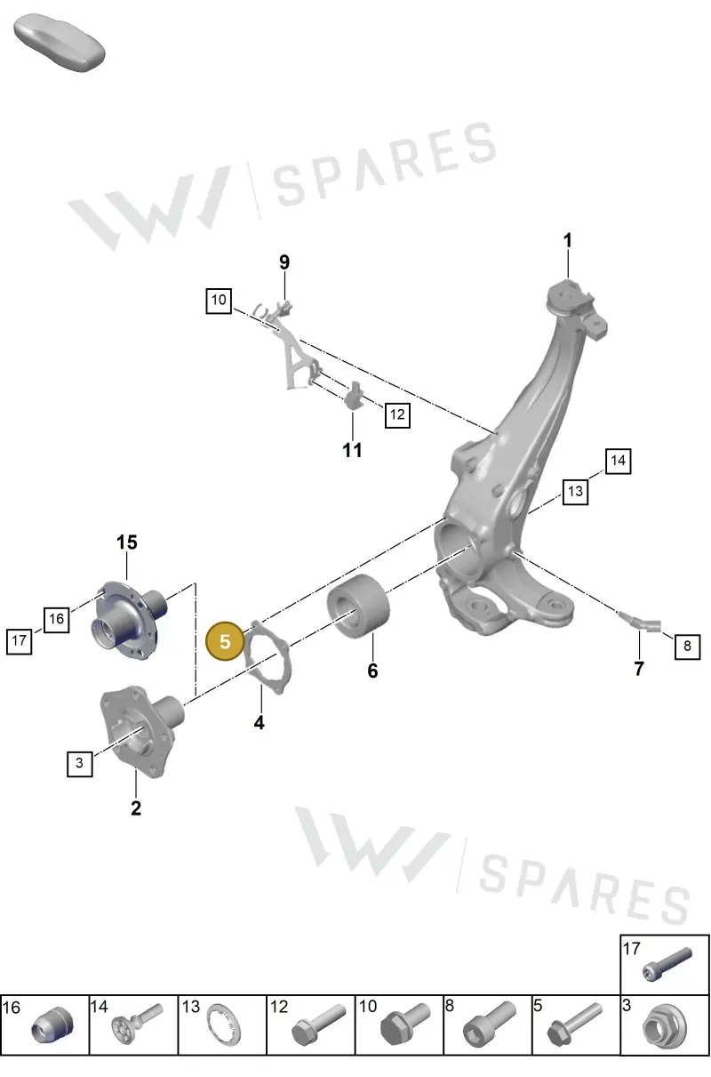 N10806301 — Porsche Panamera (2023-2025) diagram p62401020, position 5