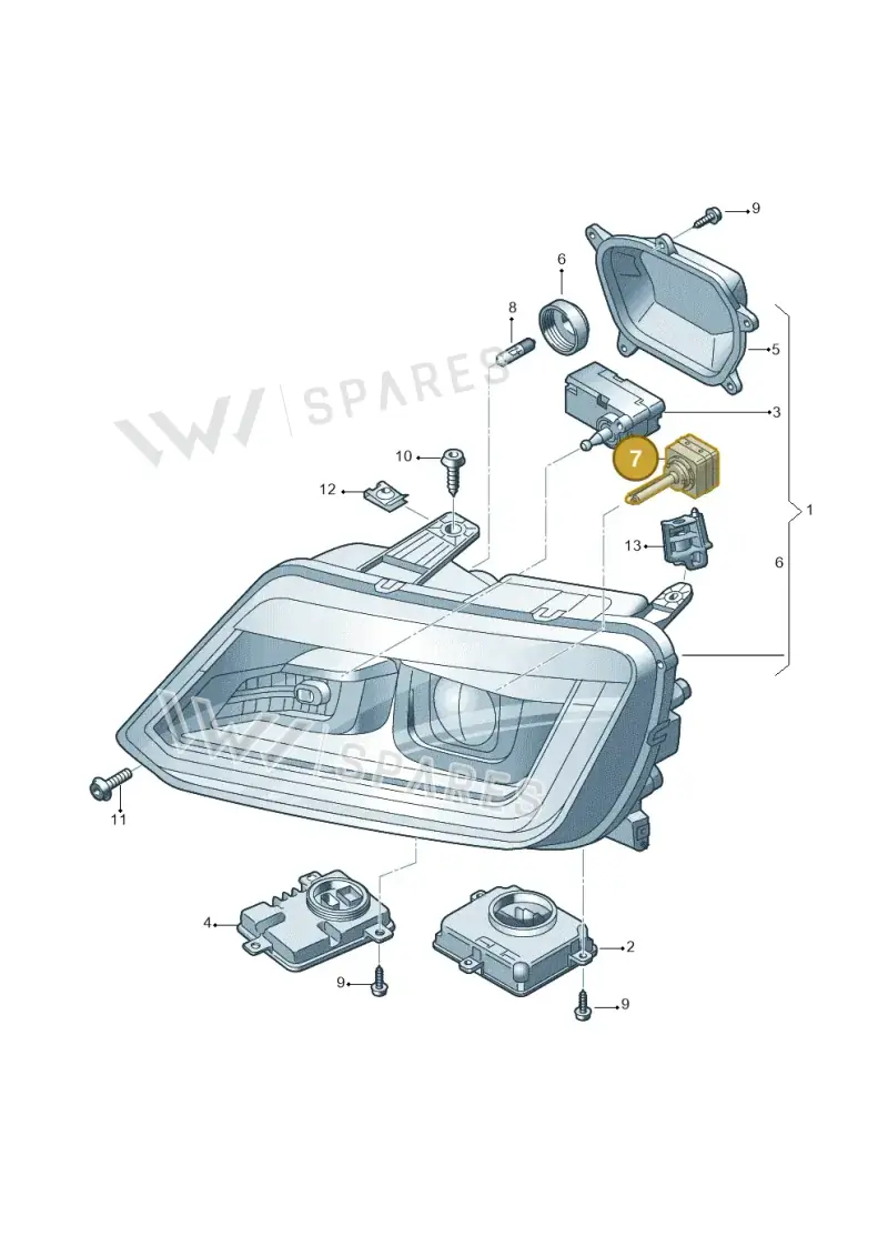 N10815201 — Volkswagen Amarok twin cab (2022-) diagram 749941200, position 7