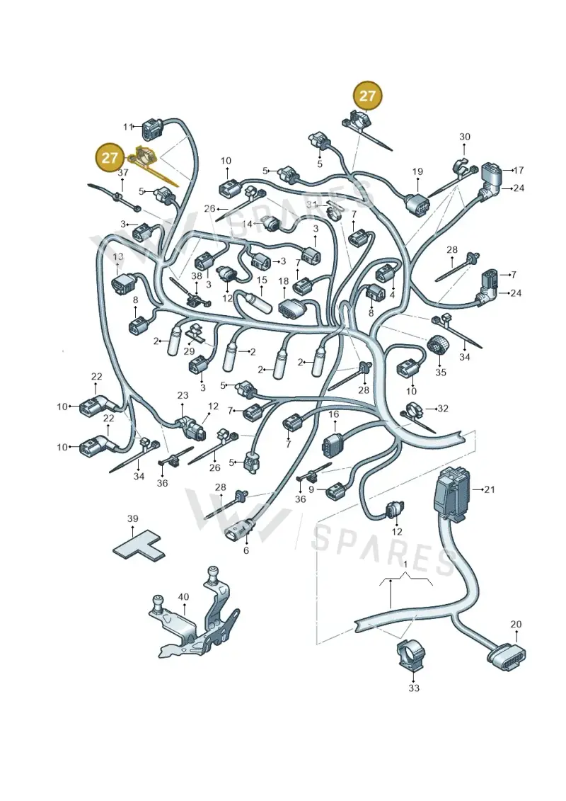 N10816301 — Volkswagen MAN TGE 55 (2016-2021) diagram 806971100, position 27