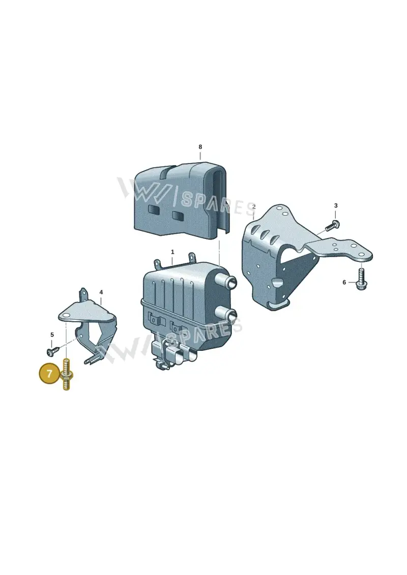 N10819401 — Volkswagen Multivan (2021-) diagram 7t0819500, position 7