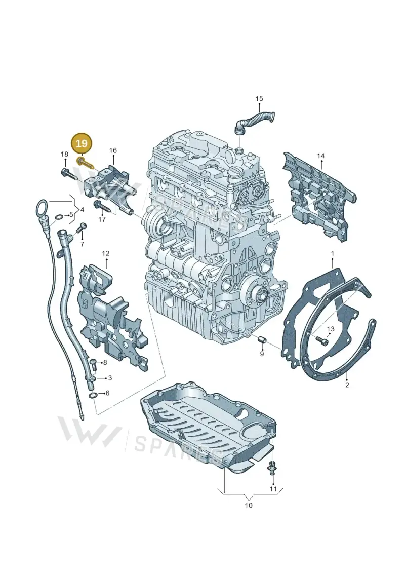 N10830401 — Volkswagen Multivan (2021-) diagram 7t0103975, position 19