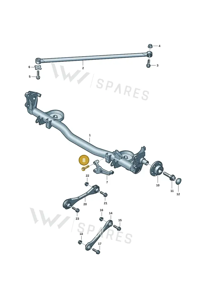 N10831701 — Volkswagen Caddy Maxi Kombi (2020-2024) diagram 2ka501000, position 8