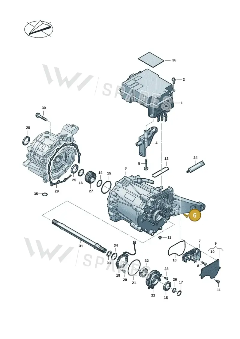 N10832502 — Audi RS e-tron GT (2020-2025) diagram 4j1901400, position 6