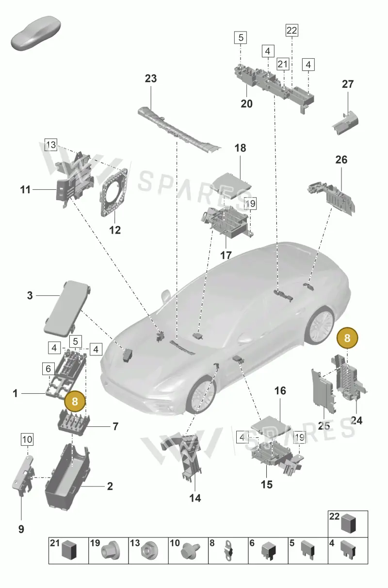 N10839402 — Porsche Panamera (2020-2023) diagram p58902000, position 8