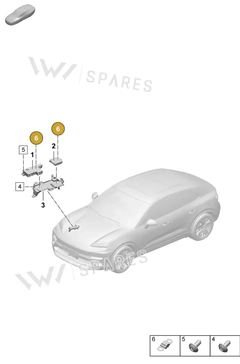 N10839402 — Porsche Macan (2024-2024) diagram p61902000, position 6