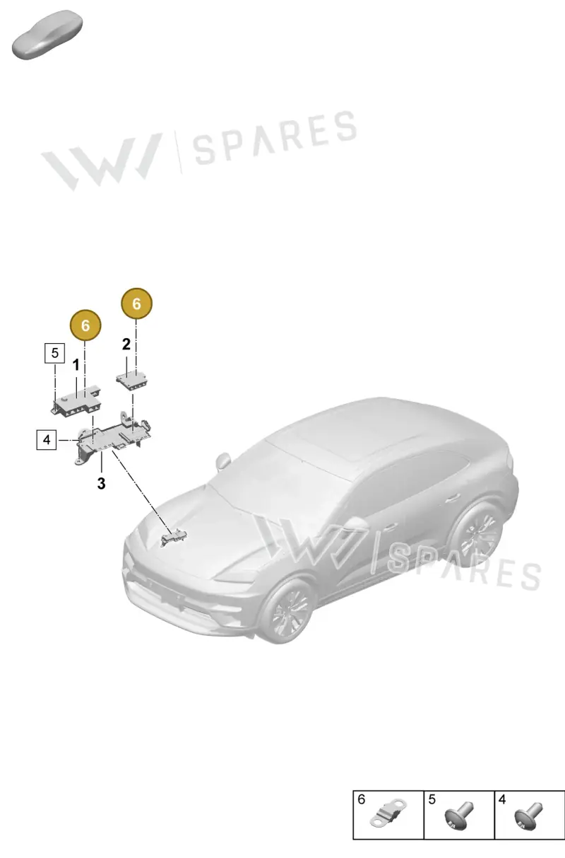 N10839403 — Porsche Macan (2024-2024) diagram p61902000, position 6