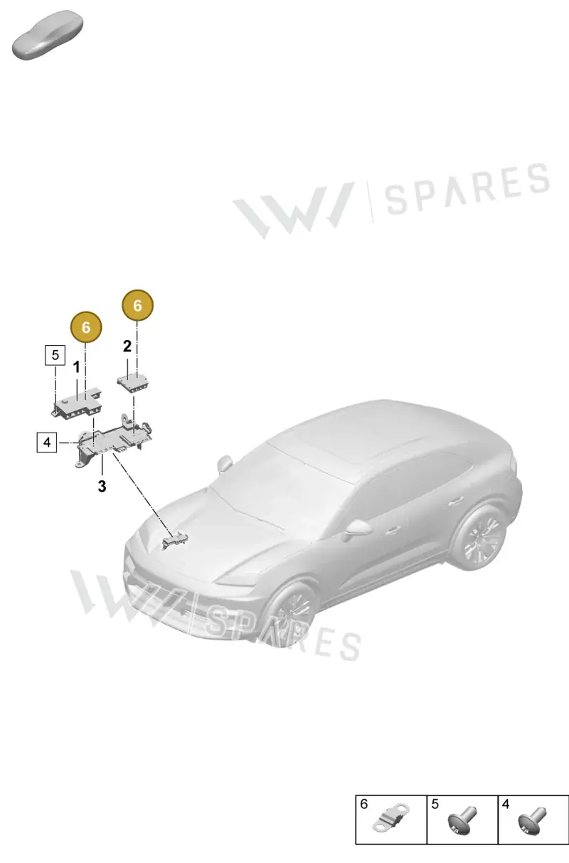 N10839404 — Porsche Macan (2024-2024) diagram p61902000, position 6