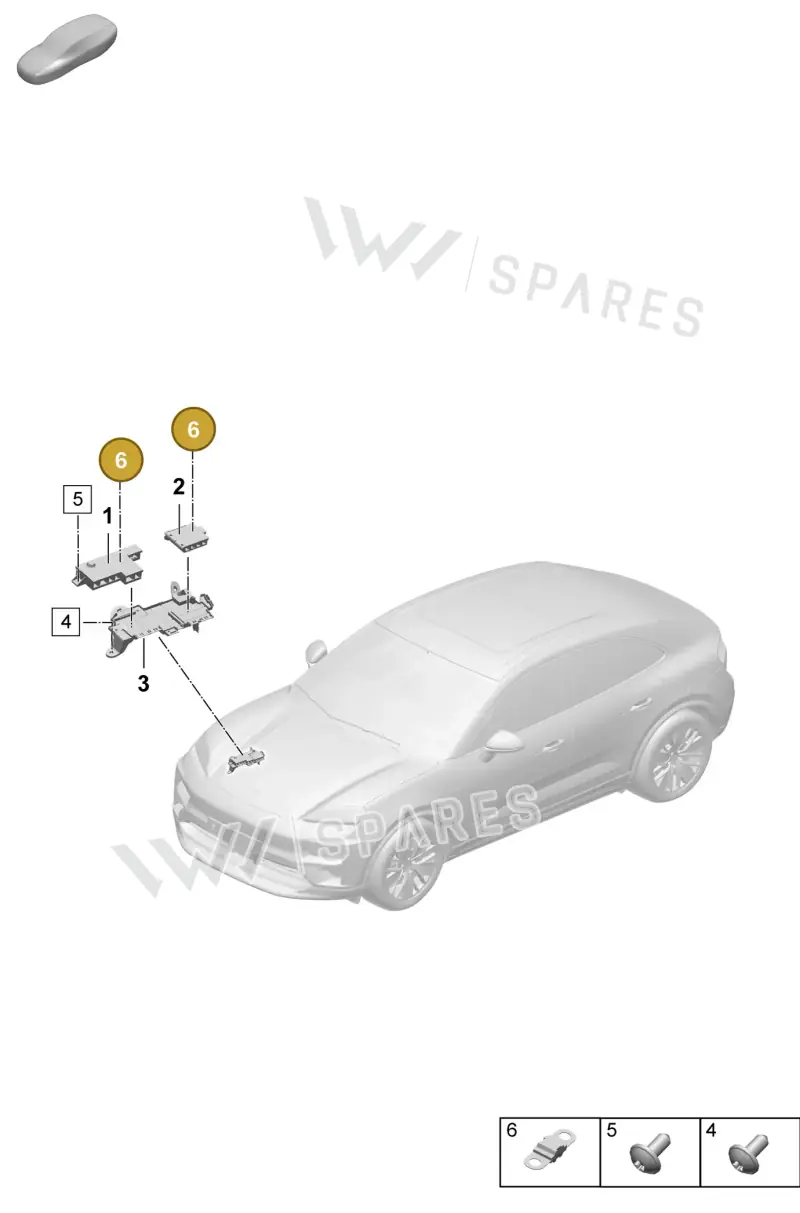 N10839405 — Porsche Macan (2024-2024) diagram p61902000, position 6