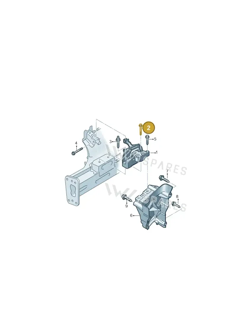 N10854901 — Volkswagen T-Roc convertible 1.5 (2019-2024) diagram 837199010, position 2