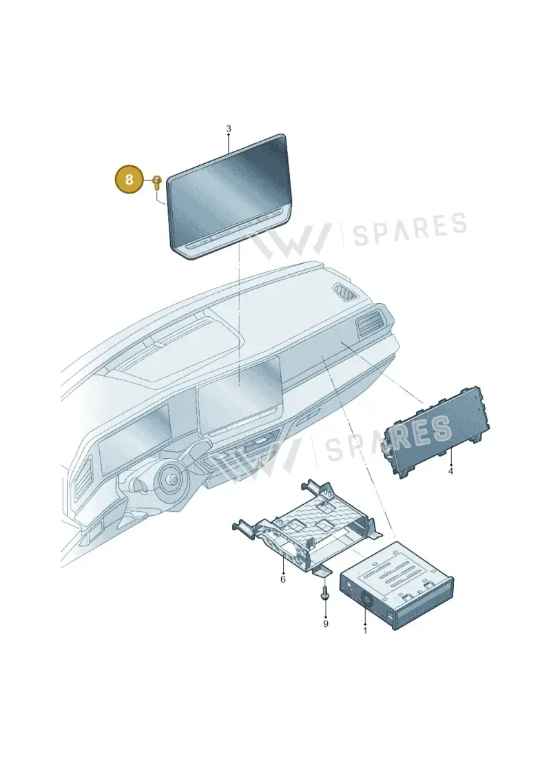 N10869901 — Volkswagen Tiguan (2024-) diagram 57d035000, position 8