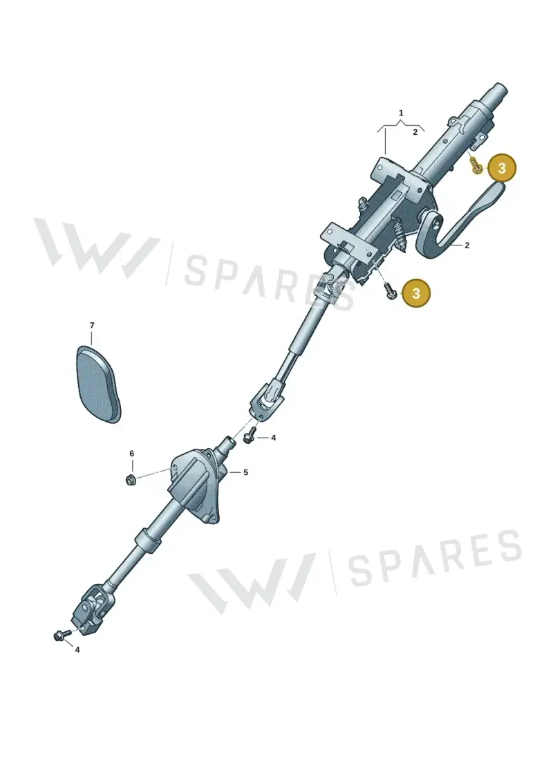 N10870601 — Volkswagen ID.Buzz (2022-) diagram 15a419100, position 3