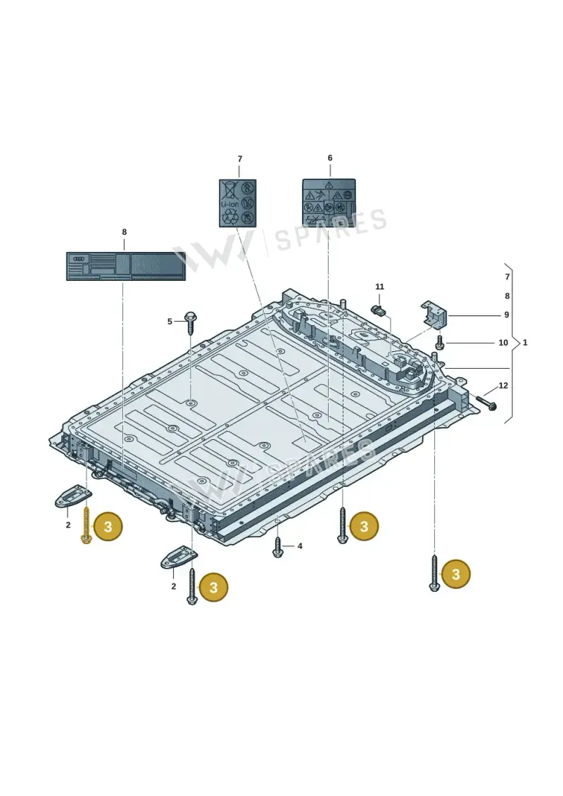 N10884301 — Audi Q6 e-tron (2023-2025) diagram f5s915500, position 3
