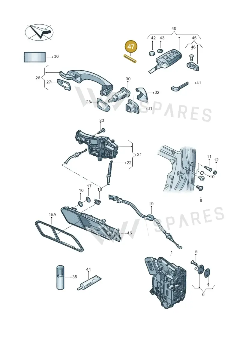 N10887201 — Volkswagen Tiguan (2017-) diagram 833837000, position 47