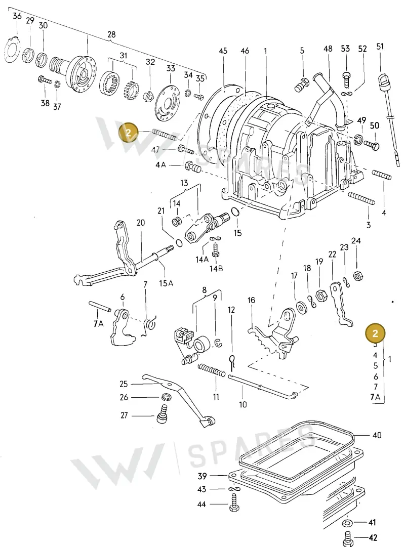 N90002802 — Volkswagen Scirocco (1976-1978) diagram 001027000, position 2