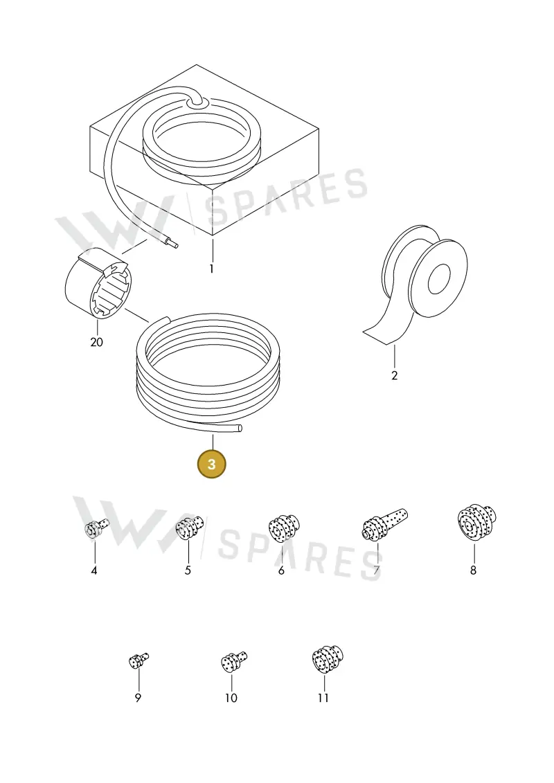 N90018302 — SEAT 1J0 platform diagram 198979200, position 3
