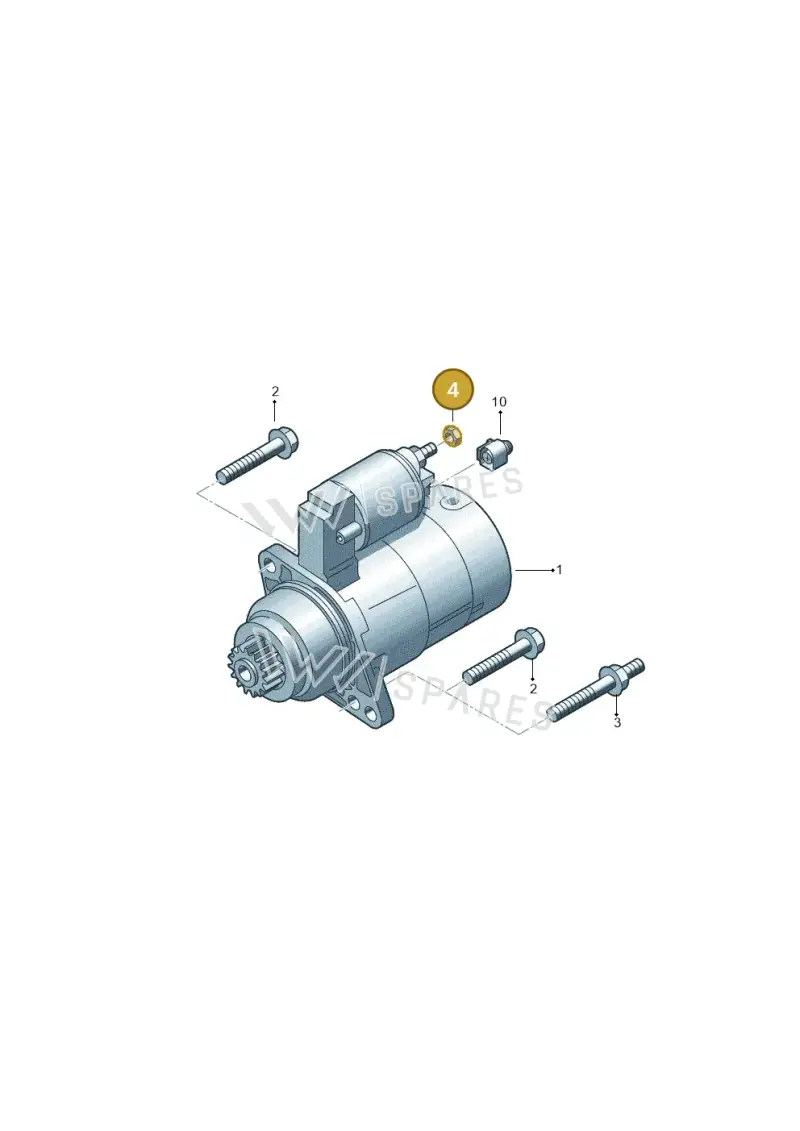 N90074404 — Volkswagen Amarok twin cab (2022-) diagram 5h0911000, position 4