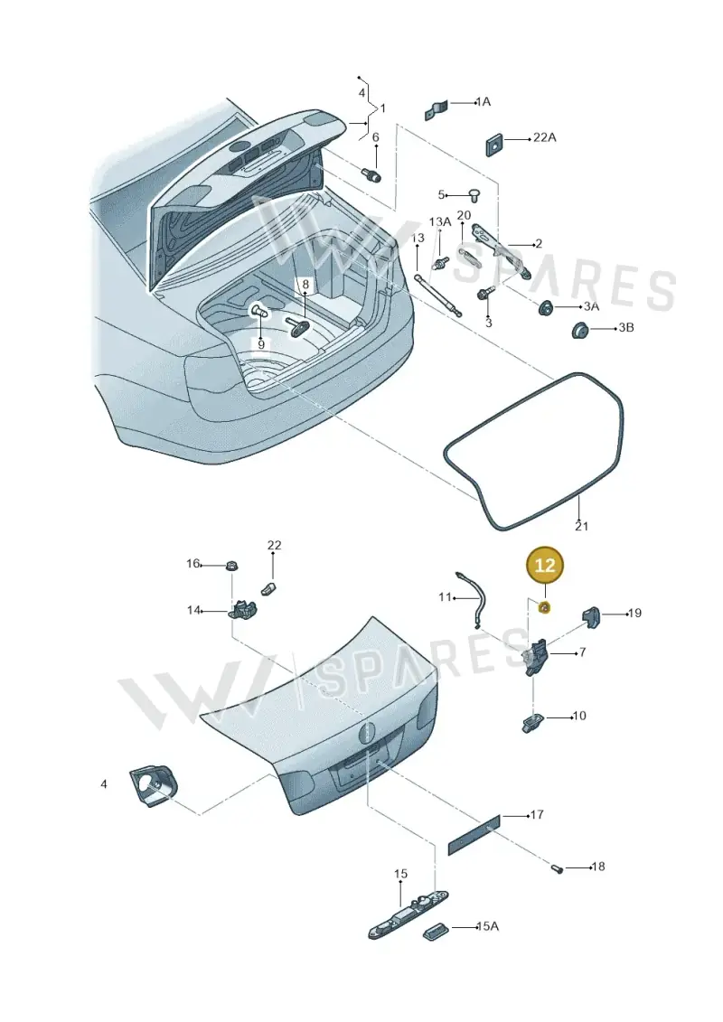 N90106302 — Volkswagen JETTA                  06> (2005-) diagram 449827200, position 12