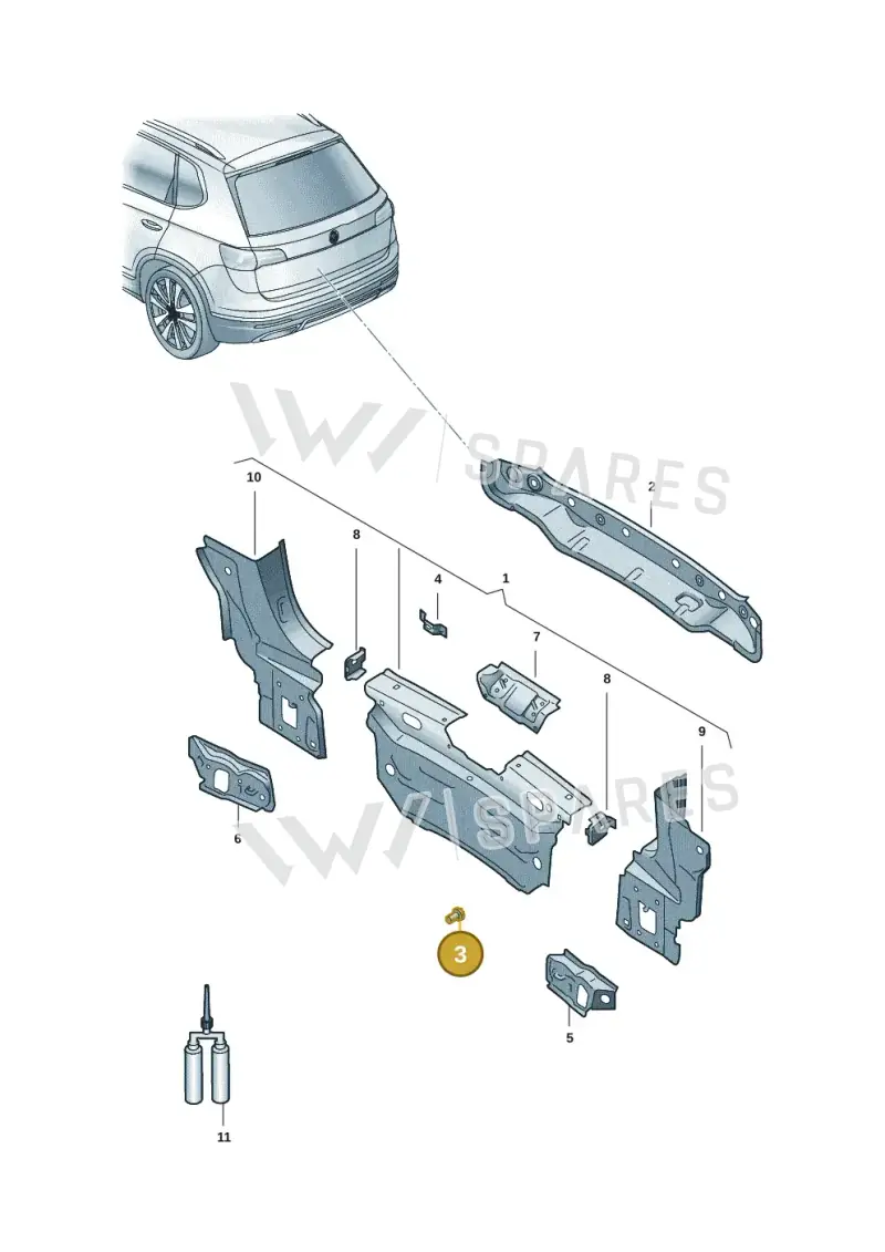 N90149504 — Skoda Karoq (2017-2023) diagram 2gm813000, position 3