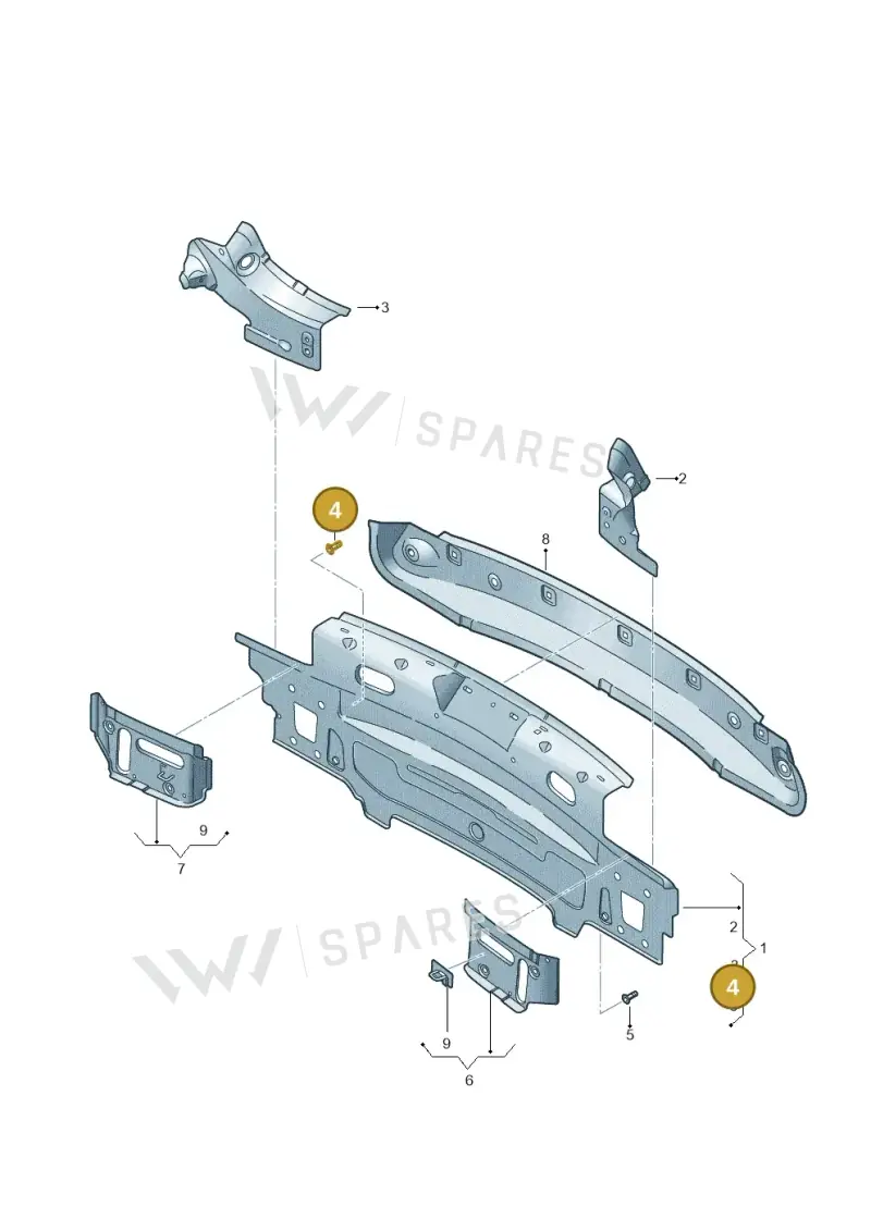 N90149504 — SEAT Leon ST (2016-2020) diagram 754813000, position 4