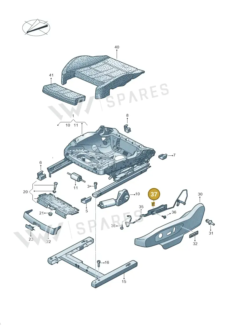 N90168607 — Volkswagen Amarok twin cab (2022-) diagram 894881300, position 37