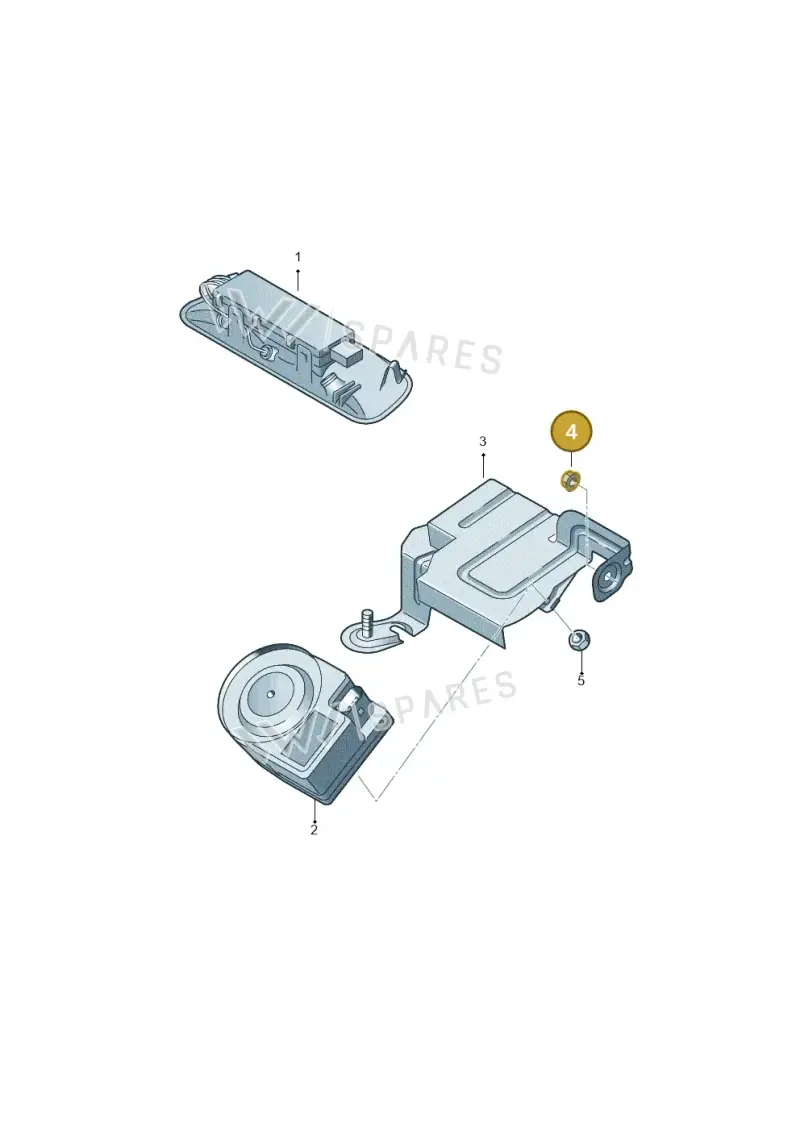 N90175205 — Volkswagen Caddy kombi (2015-2020) diagram 690951200, position 4