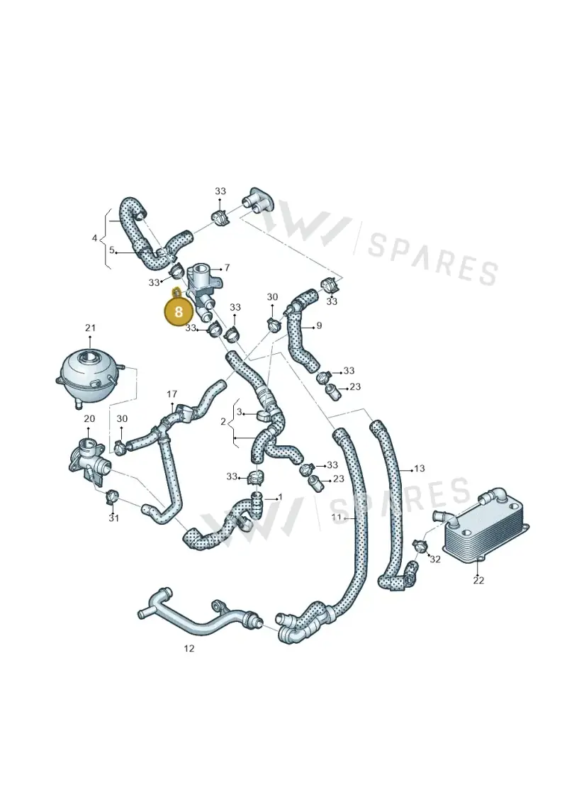 N90175205 — Volkswagen Caravelle (2015-2019) diagram 731121650, position 8
