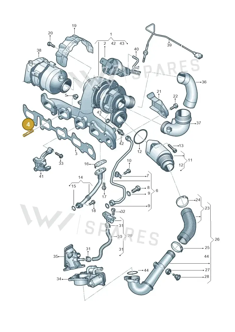 N90188902 — Volkswagen Tiguan 2.0 (2023-) diagram 746145600, position 4